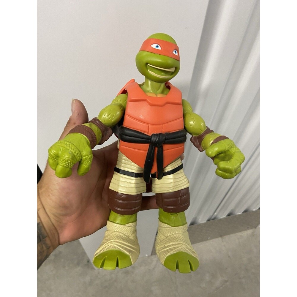 TMNT Samurai Michelangelo 10" 2012 Figure Ninja Turtles Playmates  And Sword